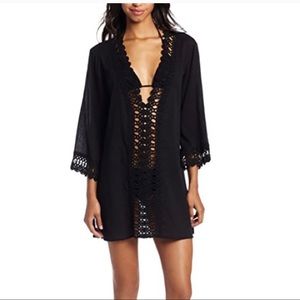 SOLD - La Blanca Black Swimsuit Coverup